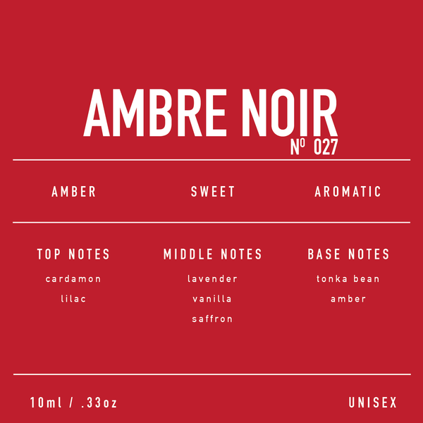 NO. 027 AMBRE NOIR